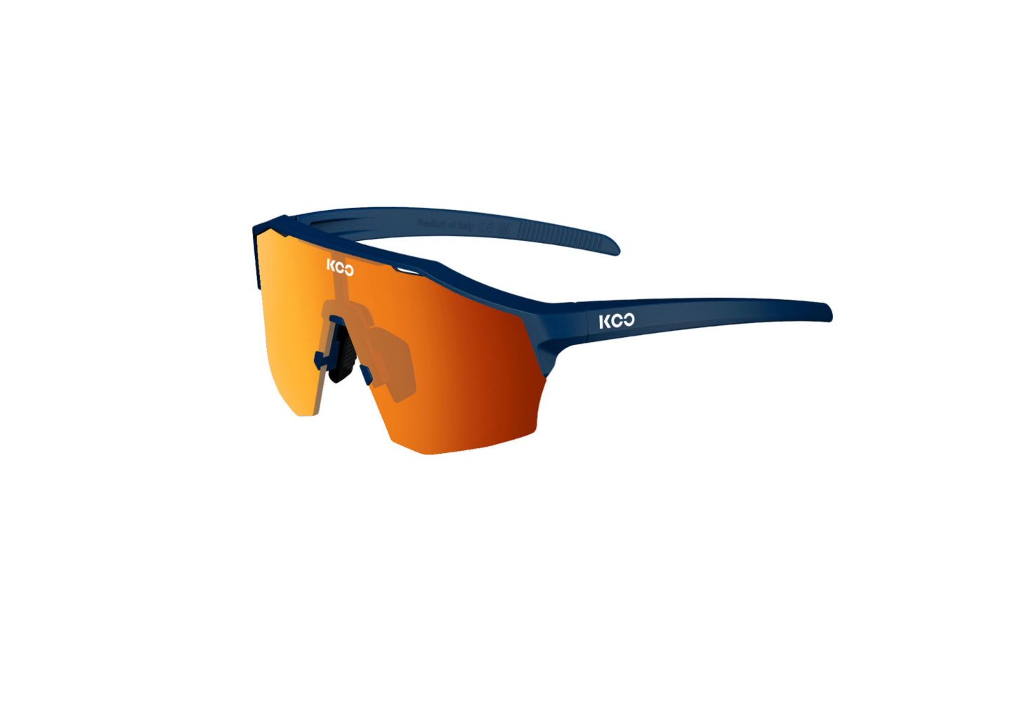 Sunglasses koo Alibi Dark Blue Matt / Red Photochromic
