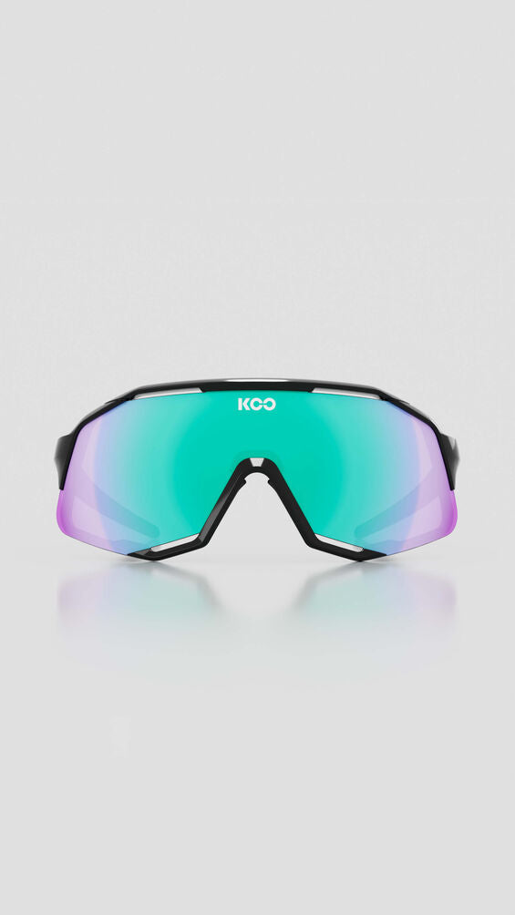Sunglasses Koo Demos Black / Green Mirror