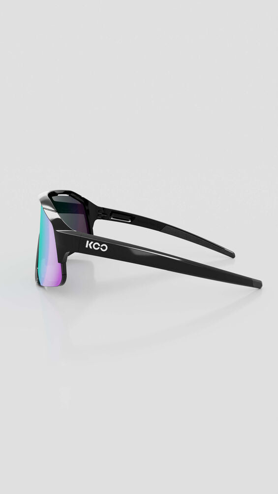 Sunglasses Koo Demos Black / Green Mirror