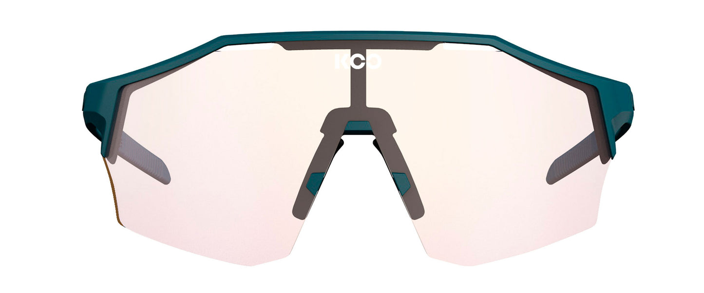 Sunglasses koo Alibi Dark Blue Matt / Red Photochromic