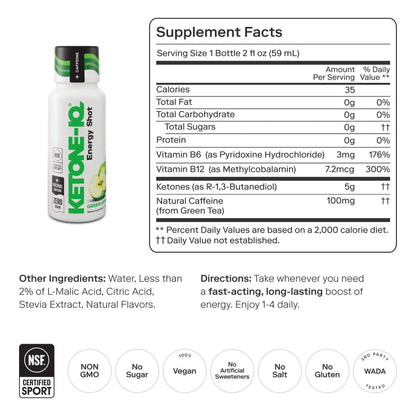 Ketone-IQ +Caffeine Shot