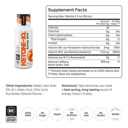 Ketone-IQ +Caffeine Shot